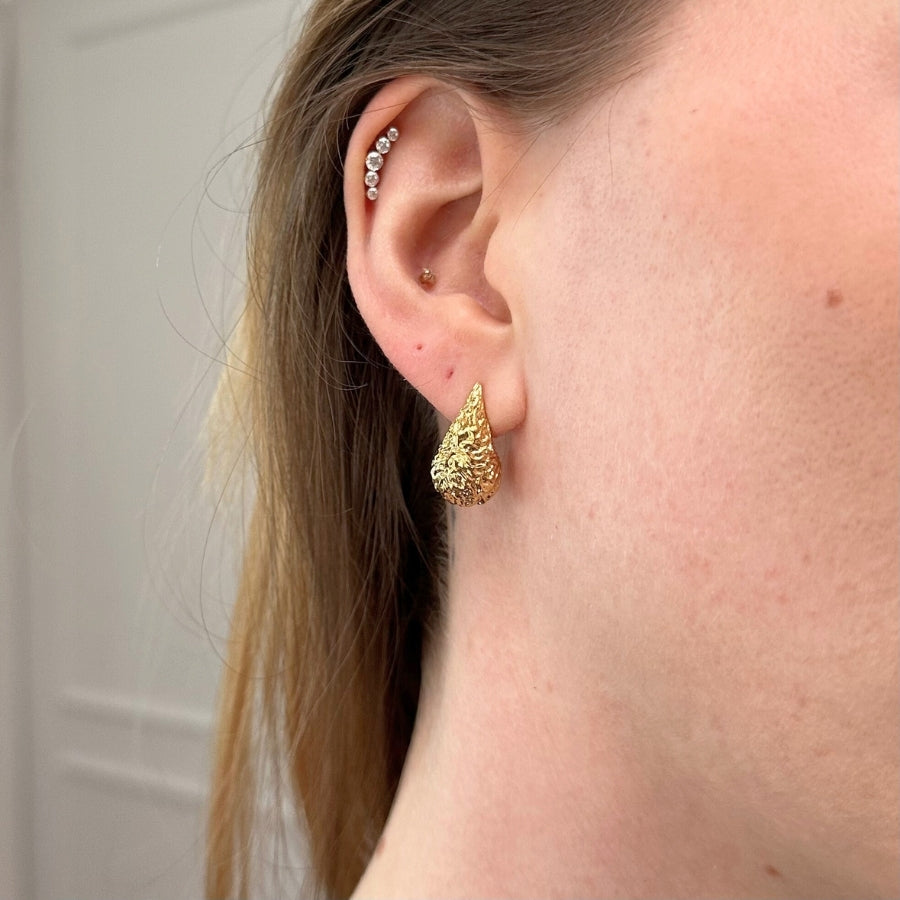 Drops - Øreringe Forgyldt