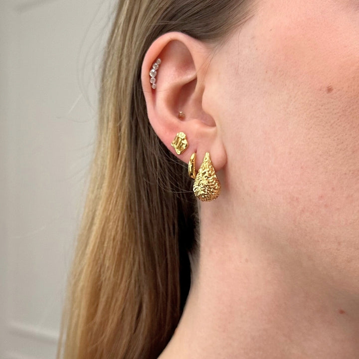 Drops - Øreringe Forgyldt