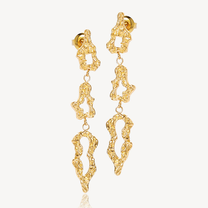 Echo - Øreringe Forgyldt