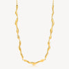 Wavy - Halskæde Forgyldt