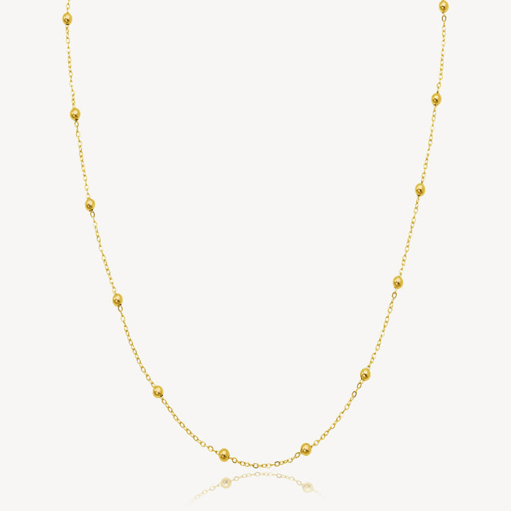 Bubble - Halskæde Forgyldt