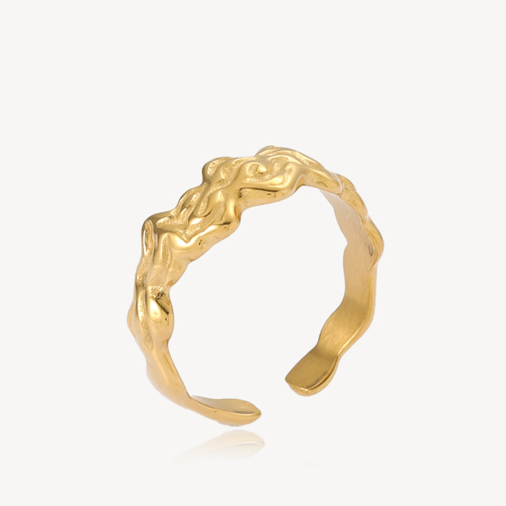 Freja - Ring Forgyldt – Sistieshop.dk