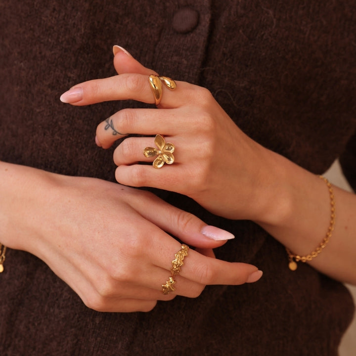 Blumie - Ring Forgyldt